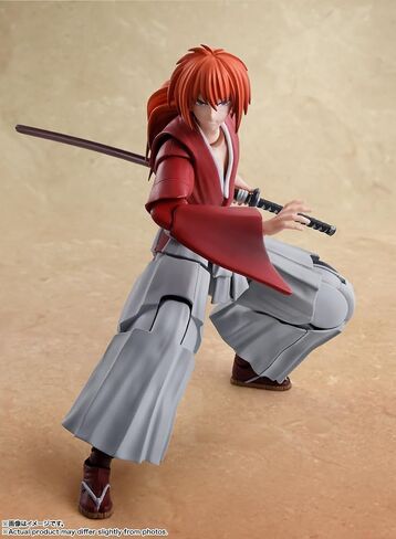 TAMASHII NATIONS - Rurouni Kenshin: Meiji Swordsman Romantic Story - Kenshin Himura, Bandai Spirits S.H.Figuarts Action Figure in Saudi Arabia