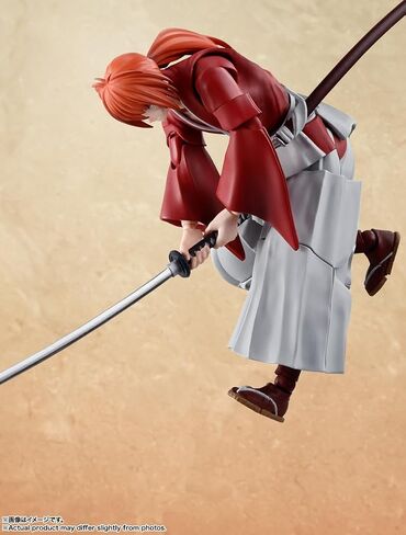 TAMASHII NATIONS - Rurouni Kenshin: Meiji Swordsman Romantic Story - Kenshin Himura, Bandai Spirits S.H.Figuarts Action Figure in Saudi Arabia
