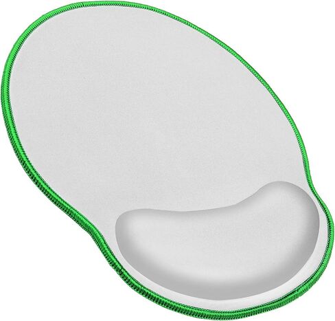 Meffort Inc Mouse Pad with Wrist Rest Support & Stitched Edges, Durable Ergonomic Gaming Mousepad - Black with Red Edges in Saudi Arabia
