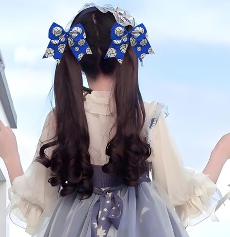 Blue Satin Volleyball Ribbon 5/8 بوصة × 10 متر ، والاستخدام لأقواس شعر الفريق ، ولف الهدايا ، والرسائل الرياضية ، وديكور الحفلات ، وإكليل الزهور ، وجميع الصياغة والخياطة in Kuwait