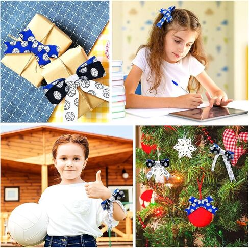 Blue Satin Volleyball Ribbon 5/8 بوصة × 10 متر ، والاستخدام لأقواس شعر الفريق ، ولف الهدايا ، والرسائل الرياضية ، وديكور الحفلات ، وإكليل الزهور ، وجميع الصياغة والخياطة in Kuwait