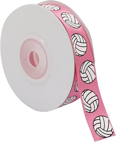 Blue Satin Volleyball Ribbon 5/8 بوصة × 10 متر ، والاستخدام لأقواس شعر الفريق ، ولف الهدايا ، والرسائل الرياضية ، وديكور الحفلات ، وإكليل الزهور ، وجميع الصياغة والخياطة in Kuwait