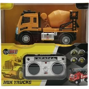 Mini RC Cement Mixer Truck for Kids -1: 64 Scale رباعي التحكم عن بُعد Tuy Truck RC Cement Mixer Truck ، Toy Truck 2.4Ghz التحكم عن بُعد