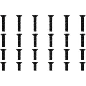 AMORIL Flat Head Hex Screw, M2.5 (6mm & 8mm & 10mm & 12mm) for RC Brushless Truck Mini 1/10 RZ001G-A,Part Number R11099