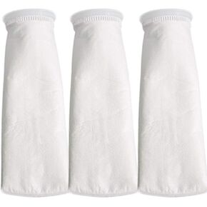 4 Inch Filter Socks 100 Micron 150 Micron 200 Micron - by 15 Inch Long Aquarium Felt Sump Filter Bag - 3 Pack (200Micron)
