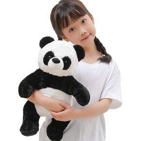 16" Panda Bear Stuffed Animal Plush Toy Cute Soft Body Doll Panda Pillow Kawaii Giant Panda, Gift for Kids Boy Girl Birthday Valentines Christmas