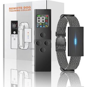 Dog Shock Collar with Remote, 3 Training Modes, Waterproof, Electric Dog Trainer for Large and Medium Dogs (8-120 LBS)