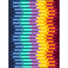 Connecting Threads Move Over Beginner Quilt Kit (Solids)