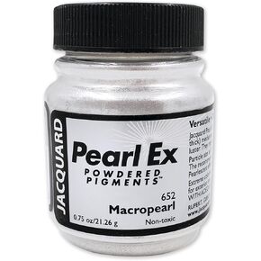 Jacquard Pearl Ex Pigment Powder 0.75 أوقية Macropearl - مسحوق الميكا فضفاض لراتنج الايبوكسي ، ألوان مائية ، حبر الخط والطين - مسحوق الصباغ الايبوكسي - لون راتنج الايبوكسي