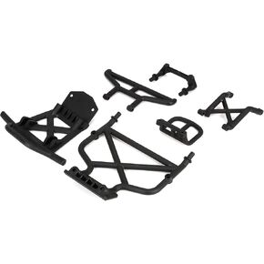 Losi Silver Wheel & Black Bead Lock Rings (2): MTXL