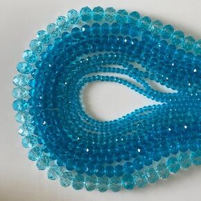 780Pcs Briolette Glass Beads for Jewelry Making, 3-10mm Faceted Yellow Crystal Glass Beads for Bracelets, Rondelle Crystal Loose Beads Bulk for Crafts Wine Charms Wind Chimes Suncatchers
