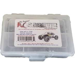 RCScrewz Stainst Steel Kit Axi026 متوافق مع السباق المحوري Yeti Jr. 1/8th (#AX90054)