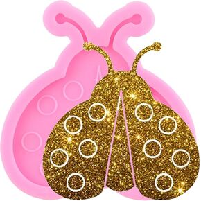 Ladybug Resin Molds Ladybug Silicone Mold Epoxy Resin Molds for DIY Keychain Backpack Pendant Jewelry Epoxy Making Necklace Decoration Craft
