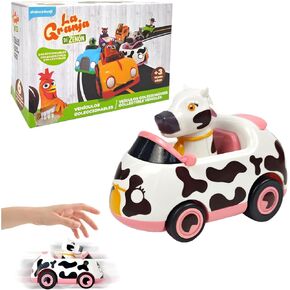TOYMAKER La Granja De Zenon Pull Back Cars Lorito Pepe Bird Toys for Toddlers 1-3 Years Old Baby Car Toy Birthday Present for Boys and Girls