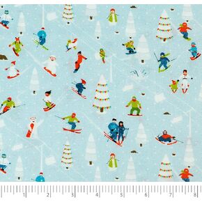 الأقمشة المغنية ، القطن 100 ٪ ، مجموعة عيد الميلاد ، نسيج خياطة خياطة اللحف ، أشجار عيد الميلاد الاسكندنافية الحديثة ، مقطوعة بواسطة الفناء in Kuwait