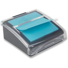 1InTheOffice Pop-Up Note Dispenser, Sticky Note Dispenser, Self-Stick Note Pad Holders, 3x3, Black, 1 Pack