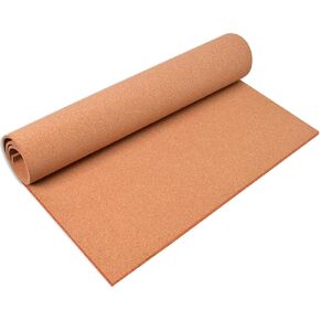 Cork Board Roll, 1/4 inch Thick Cork Boards for Walls, 70x35 inches Cork Board Rolls Bulletin Boards for Home School Officel(6mm,Roll,90180)