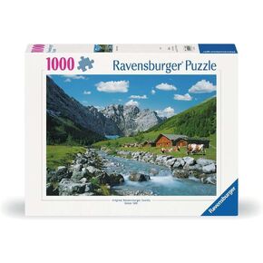 Ravensburger Austrian Mountains 1000 Piece Jigsaw Puzzle for Adults | Unique, Pieces | Anti-Glare Surface | FSC Certified, Eco-Friendly | Amazon Exclusive