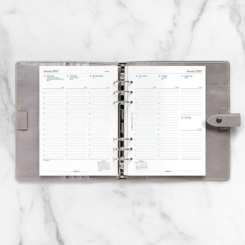 Filofax Calendar Diary Refill, A5 Size, Week-to-View with Appointments, White Paper, English, 2025 (C68521-25) in Saudi Arabia