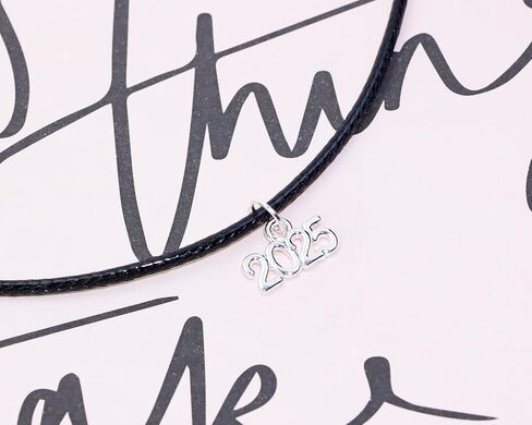 Shapenty Mini 2025 Charms Metal Year Signet 2025 DIY Pendant Charm Accessory Bulk for Bracelet Necklace Earring Keychain Craft Jewelry Making Christmas Graduation Party Decor, 40PCS in Saudi Arabia