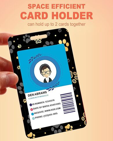 Badge Reels Retractable with Carabiner Reel Clip, ID Name Tag Work Badge Holder Belt Ferrule, Identity ID Badge Holder Cover Case for Office Work Nurse Teacher Student Gifts(Cute Colorful Cats) in Kuwait