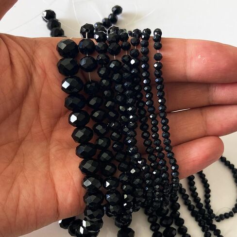 780pcs حبات زجاجية بروليت لصناعة المجوهرات ، 3-10 ملم من الزجاج الكريستالي الصفراء المصنوعة من الأساور ، روندللي كريستال ، حبات فضفاضة كبيرة لخبراء النبيذ ، ورياح ، in Kuwait