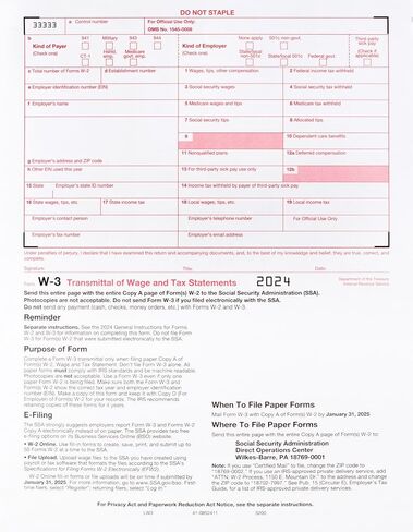 W2 Tax Forms 2025 IRS-Compatible 4 Part W2 Forms for 10 Employees - Compatible with Quickbooks Software & Laser, Inkjet Printers - 3 W3 Forms incuded, and 10 Self-Sealing Envelopes in Saudi Arabia