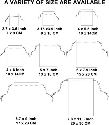 ZISUEX 50PCS Burlap Bags with Drawstring,2.7 x 3.5 Inch Linen Bags Burlap Gift Bags with Drawstring for Christmas Wedding Party and DIY Craft Candy Packing (Beige, 2.7 x 3.5 Inch-7 x 9 CM) in Saudi Arabia