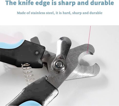 الكلاب الكلب الكلي للكلاب لصغار أظافر الأظافر الأليفة المحترفة -مناسبة للقطط ، صغير الكلب أظافر أظافر القطط القطط مع قفل أمان لمنع القطع in Kuwait