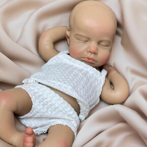 12 inch Soft Full Body Silicone Reborn Dolls Boy Realistic Newborn Baby Doll That Look Like Real Life Babies Black Skin for Kids