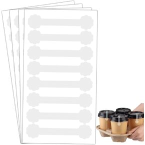 1000 Pcs Transparent Blank Tamper Evident Labels Tamper Proof Decals Package Seal Self Adhesive Security for Food Drink Packaging Sealing Delivery Supply