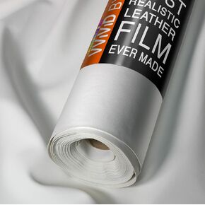 VViViD Bycast65 White Matte Top-Grain Faux Leather Marine Vinyl Fabric (White 5 Foot by 54 Inch)