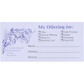 Swanson Offering Envelopes 100 CT Blessed to Give