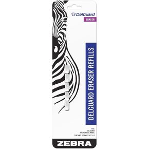 Zebra Pen Delguard Mechanical Pencic Eraser تعبئة 5-Count
