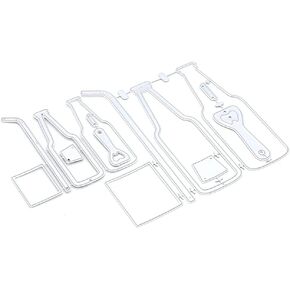 KSCRAFT Soda Bottle Shaker Metal Cutting Dies Stencils for DIY Scrapbooking/Photo Album Decorative Embossing DIY Paper Cards