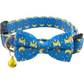 SuperBuddy Dog Collar, Adjustable Dog Collar with Bowtie, Pet Collar for Dog Soft Bowtie Dog Collars for Small Medium Large Pet