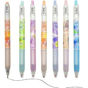 12PCS Cute Astronaut Pens Spaceman Pens Rocket Mars Print Gel Pens Retractable Black Ink Pens For School Supplies Birthday Party Christmas