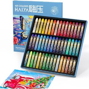Paul Rubens Oil Pastel, 72 Vibrant Colors Soft Oil Pastel Set, Creamy texture Easy to Blend Oil Pastels professional, Bullet Heads Oil Pastels for Artists, Painting, Drawing, Beginners (New Packaging)