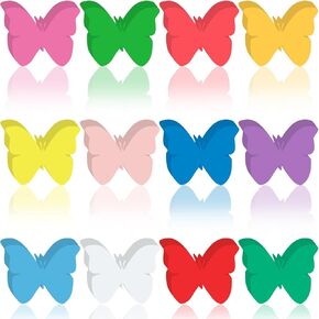 200 Pcs Butterfly Cutouts Paper Butterflies 6'' Summer Colorful Butterfly Cut-Outs Spring Classroom Decoration Butterfly Die Cut for Kids DIY Craft School Summer Bulletin Board Decor