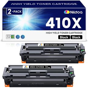 410X 410A Toner Cartridges 4 Pack High Yield Replacement for HP 410A 410X Color Pro MFP M477fnw M477fdw M477fdn M452dn M452dw M452nw Printer Ink (1BK/1C/1M/1Y)