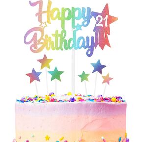 قبعات قوس قوس قزح أعلى القبعات ، قطر عيد ميلاد قوس قزح ، ديكور عيد ميلاد 40 ، كعكة عيد ميلاد سعيدة رقم 40 ، قوس قزح بريق كعكة عيد ميلاد سعيد ديكو