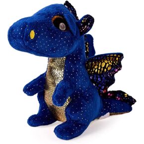 Beanie Baby Saffire Blue Dragon Plush Doll (6inch)