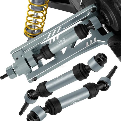 Steel #45 Rear Drive Shaft CVD Upgrades Part for ECX 1/10 2WD Ruckus,Axe,Brutus,Circuit,AMP MT,AMP DB,AMP Crush,K&N Torment,Front Axles Driveshaft with Hex,Titanium in Saudi Arabia