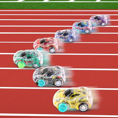 Hooqict 36 Pcs Mini Pull Back Car for Boys 4-8 Years Old Racing Car Party Favors Bulk Kids Car Set for Classroom Prizes, Treasure Box Toys, Goodie Bag Stuffers and Pinata Fillers in Kuwait