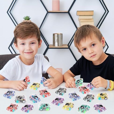 Hooqict 36 Pcs Mini Pull Back Car for Boys 4-8 Years Old Racing Car Party Favors Bulk Kids Car Set for Classroom Prizes, Treasure Box Toys, Goodie Bag Stuffers and Pinata Fillers in Kuwait