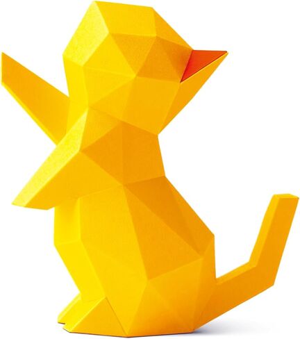 ORIGAMIPLANET 3D Creative Origami Paper for Kids-Starpaw Kitten, Animal Paper Crafts Kit Present for Adults, Cute DIY Cat Origami Set Models for Children's Birthday Gifts- in Saudi Arabia