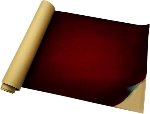 19 Inches by 100 Inches Self-Adhesive Flannel Fabric for Jewelry Box Lint Lining Sticky (Dark Red) in Saudi Arabia