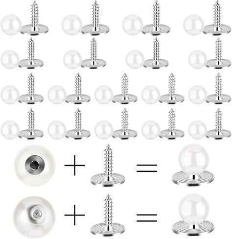 20 مجموعات أزرار اللؤلؤ الأزرار بروش لؤلؤة دبابيس لؤلؤة للملابس لا خياطة أزرار تستر لأعيد إزالة دبابيس أمان لؤلؤة قابلة لإعادة الاستخدام للنساء الفتيات قميص معطف سفن شال ، صغيرة ، أبيض in Kuwait