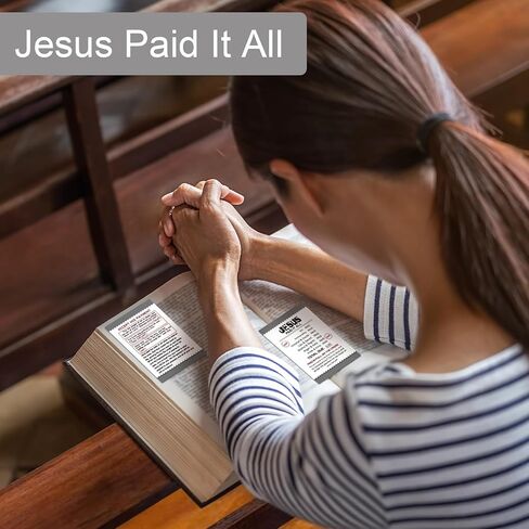 200 PCS Gospel Tract Card Cards Pocket Holycard Postcard Postcards Boyrics Croom Inspirational Bible Bible Longmark for Christian Gift (دفع يسوع كل شيء) in Kuwait