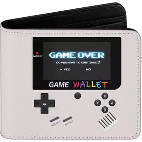 Boys Novelty Wallets Game Controllers,Cool Kids Wallet for Boys Ages 8-10/9-12/13-15, Funny Bifold Rfid Blocking Gaming Stuff Wallet, Coin Pocket Id Window for Teenagers Men Teen Boy Gamer Gifts Ideas